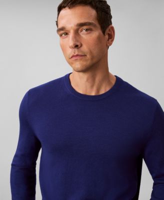 Men's Merino Wool Blend Crewneck Sweater