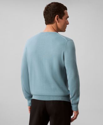Men's Merino Wool Blend Crewneck Sweater