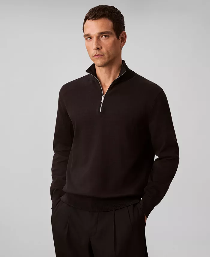 Men's Supima Cotton 1/4 Zip Sweater