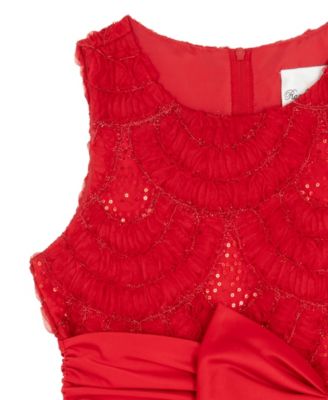 Girls' 7-16 Soutache Hi-Low Dress