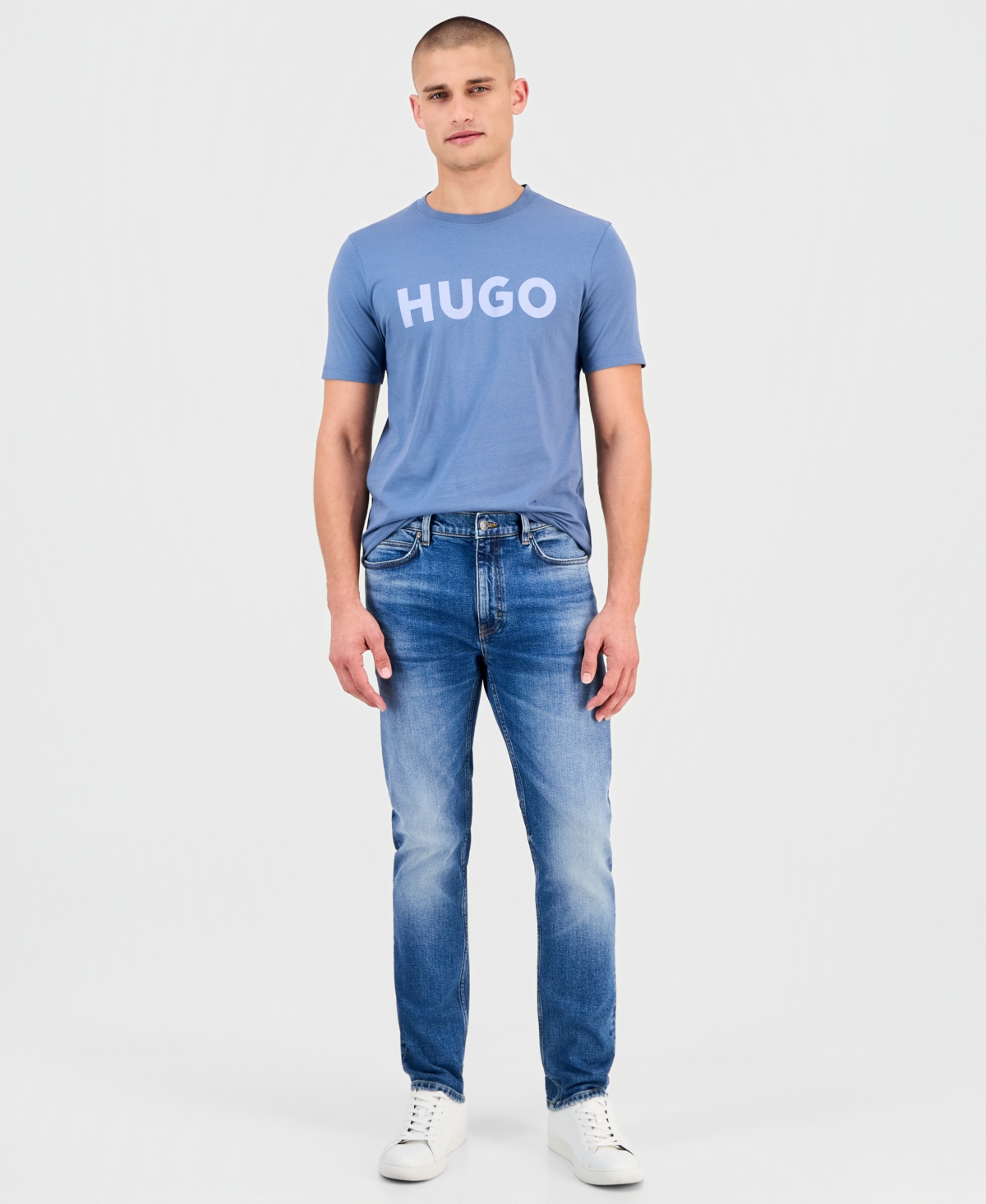 Hugo Boss Men's Dulivio Short-Sleeve Logo Crewneck T-Shirt