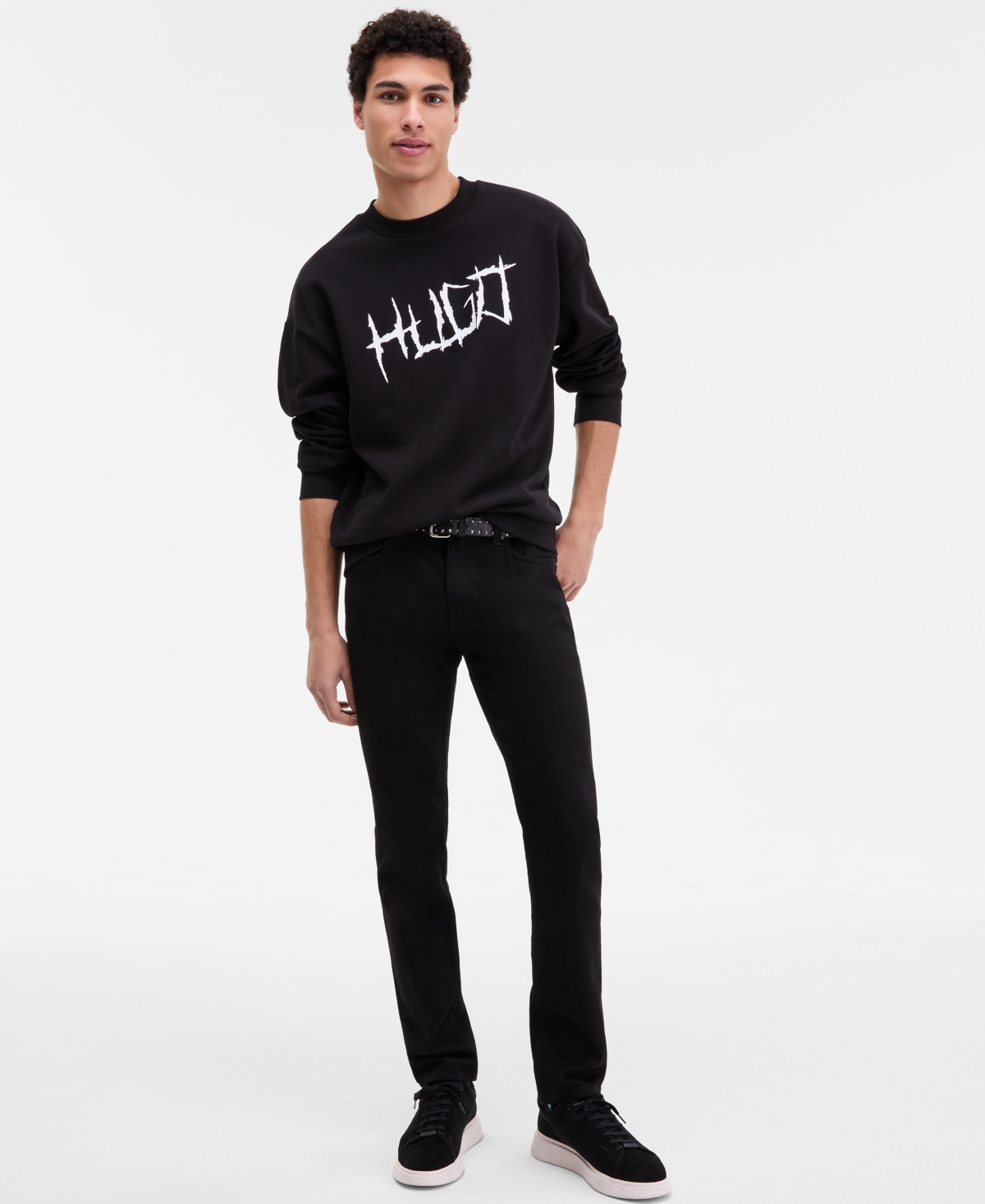 Hugo by Boss Men's Namenex Graphic Crewneck Sweatshirt