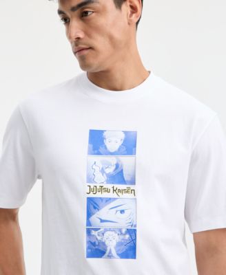 Men's Nuley Short-Sleeve JuJuTsu Kaisen Graphic Crewneck T-Shirt