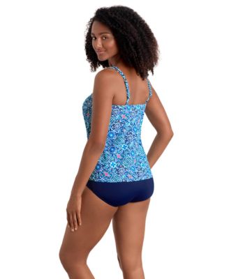 Women's Handkerchief Hem Pull-On Tankini Top