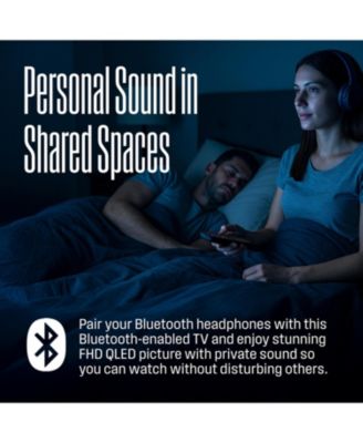 40" Roku Smart TV, FHD QLED, Dolby Digital+, Wi-Fi, Bluetooth, AirPlay, Alexa & Google Assistant Compatible