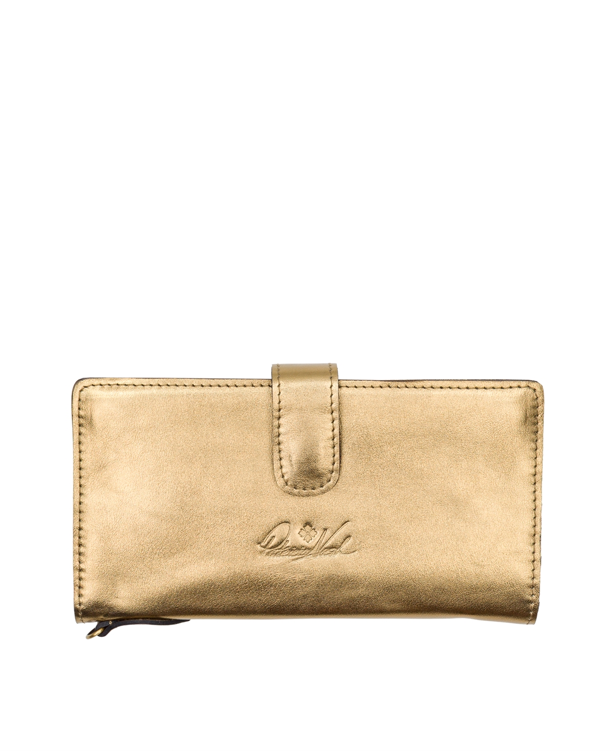 Patricia Nash Valentia Small Leather Wallet In Gold
