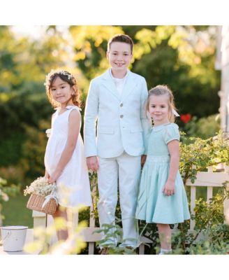 Girls' Sleeveless Bow Shoulder Swing Dress, Infant