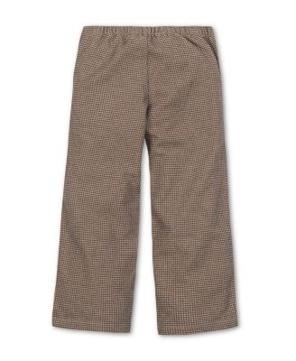 Little and Big Girls' Organic Brushed Cotton Wide Leg Dress Pant
