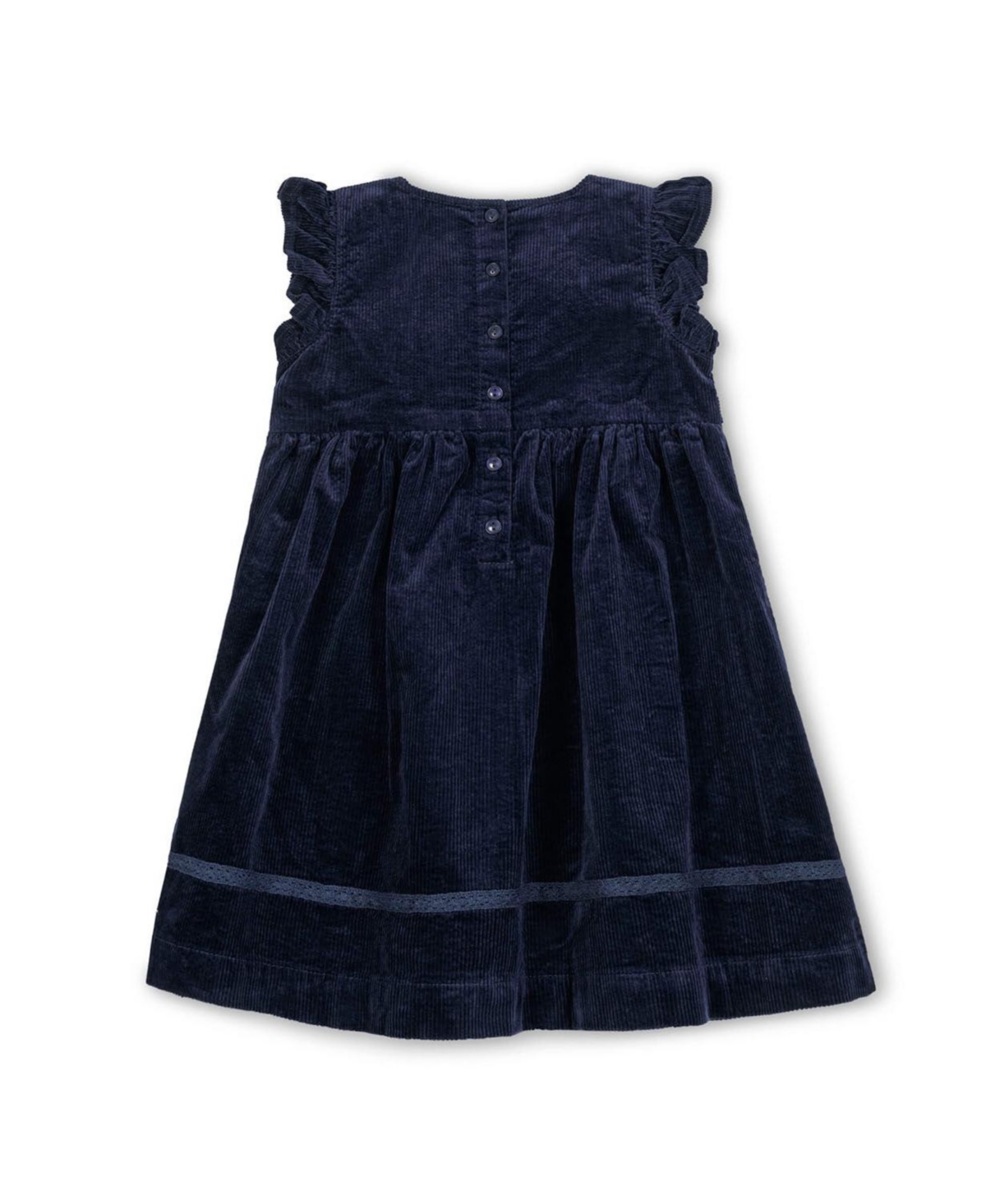 Hope & Henry Toddler Girls' Organic Corduroy Flutter Sleeve Jumper Dress