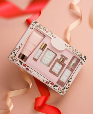 5-Pc. Wild Rose Bath and Body Care Gift Set with Candle & More