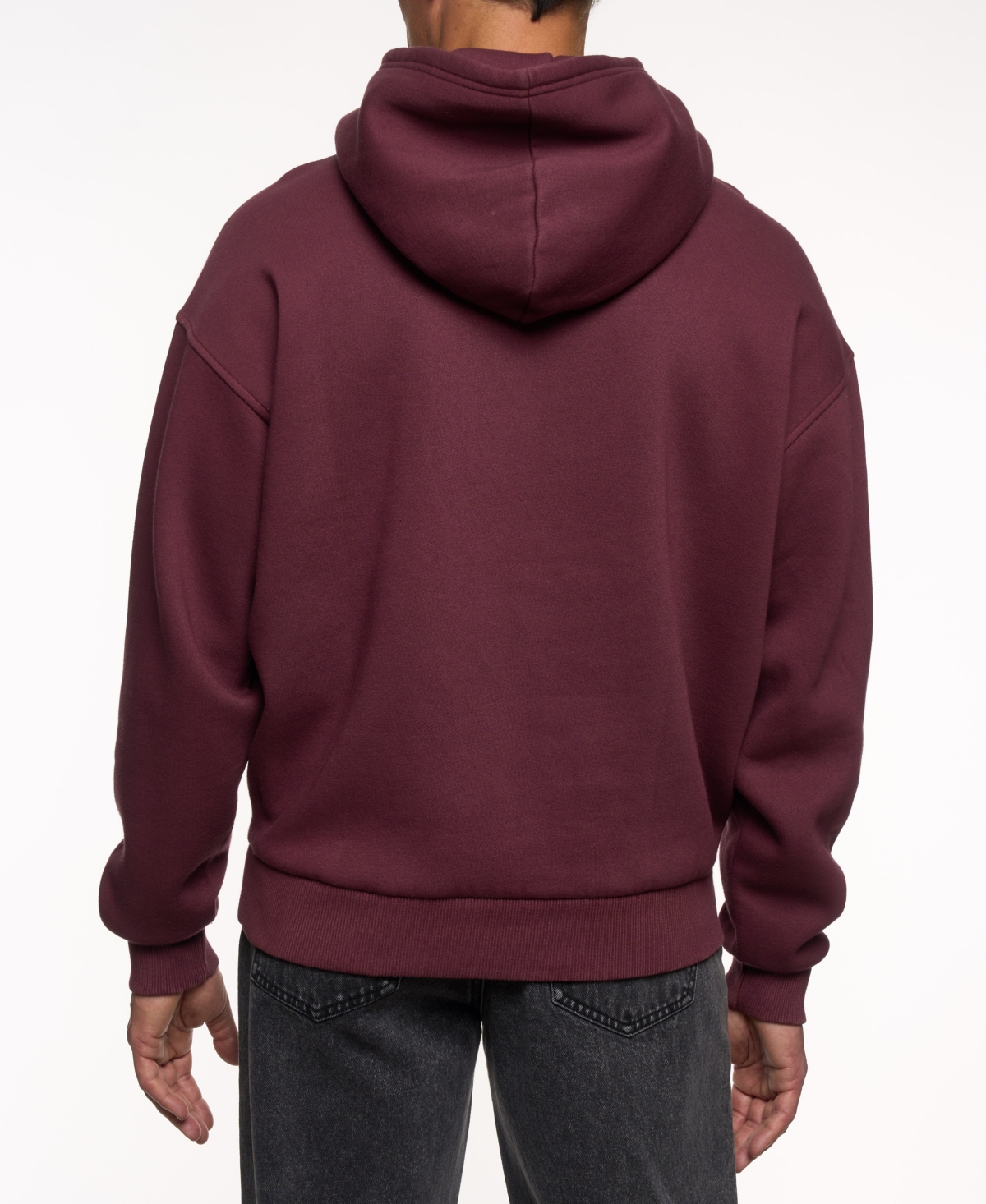Lazer Men's Loose-fit Pull-on Hoodie In Brown