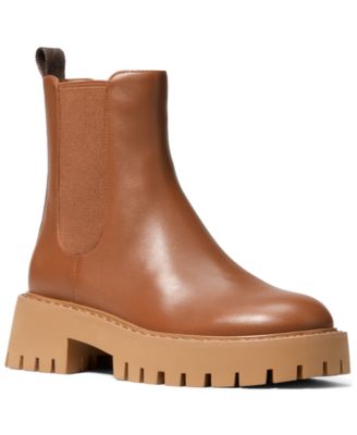 Women's Asher Leather Lug Ankle Booties