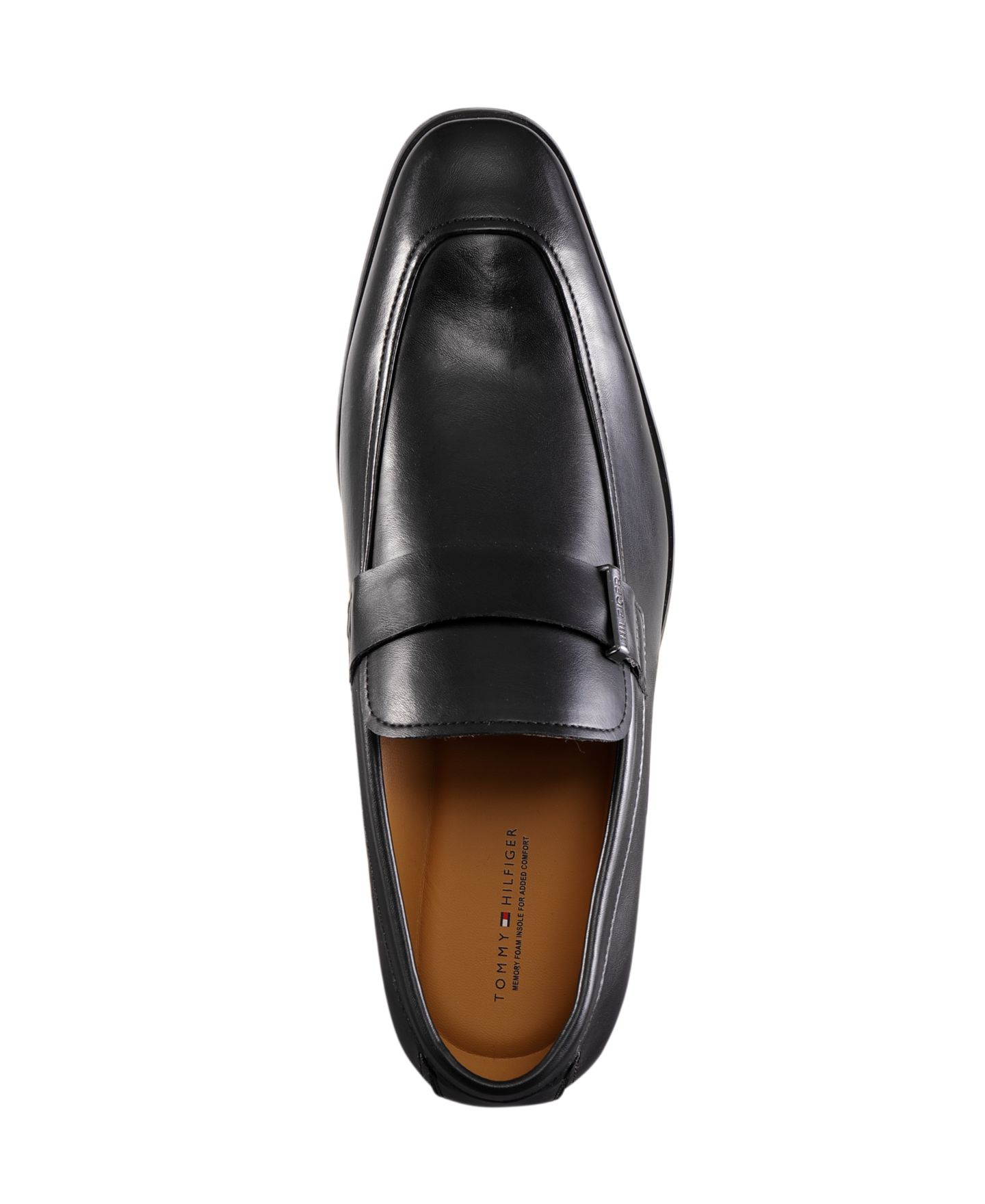Мужские туфли Tommy Hilfiger Shovan Tapered Dress Loafers, цвет: Чёрный — фото 4