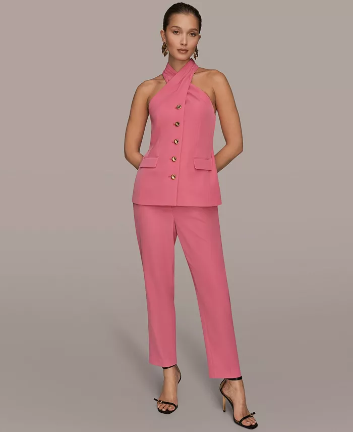 Women's Halter Neck Vest Jacket - thumbnail 9