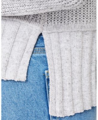Women's Heathered Yarn Relaxed Lounge Sweater
