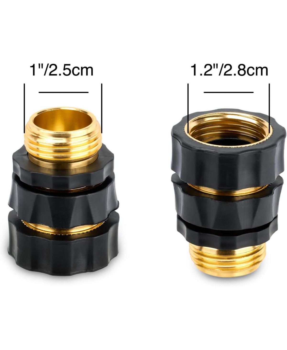 Twinkle Star Garden Hose Quick Connector Fitting Male and Female 2 Pack
