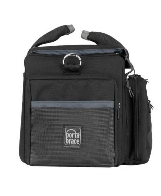 Black DV Organizer Field Production Bag with Universal Cradle for Most Mini DV Cameras & Accessories