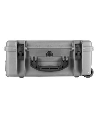 PB-2550DSLRP Wheeled Hard Case with Premium Divider Kit, Silver Platinum