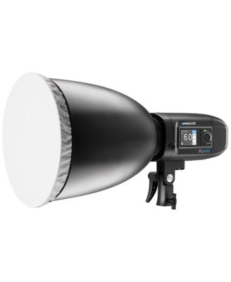 45-Degree Deep Focus Reflector with Honeycomb Grids & Diffusion, Bowens-Mount, Silver/Black