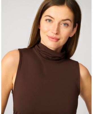 Women's Sculpt Sleeveless Turtleneck Tank