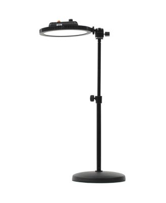 Homestream Video Kit #4 with 2x Desktop Lights, Pull-Up Green Screen & Podcast Microphone