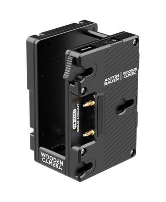 Dual Battery Plate Cradle for Teradek Bolt LT Transmitter, V-Mount to Gold Mount