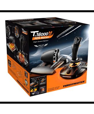 T.16000M FCS Hotas Flight Stick and Throttle for PC, Black