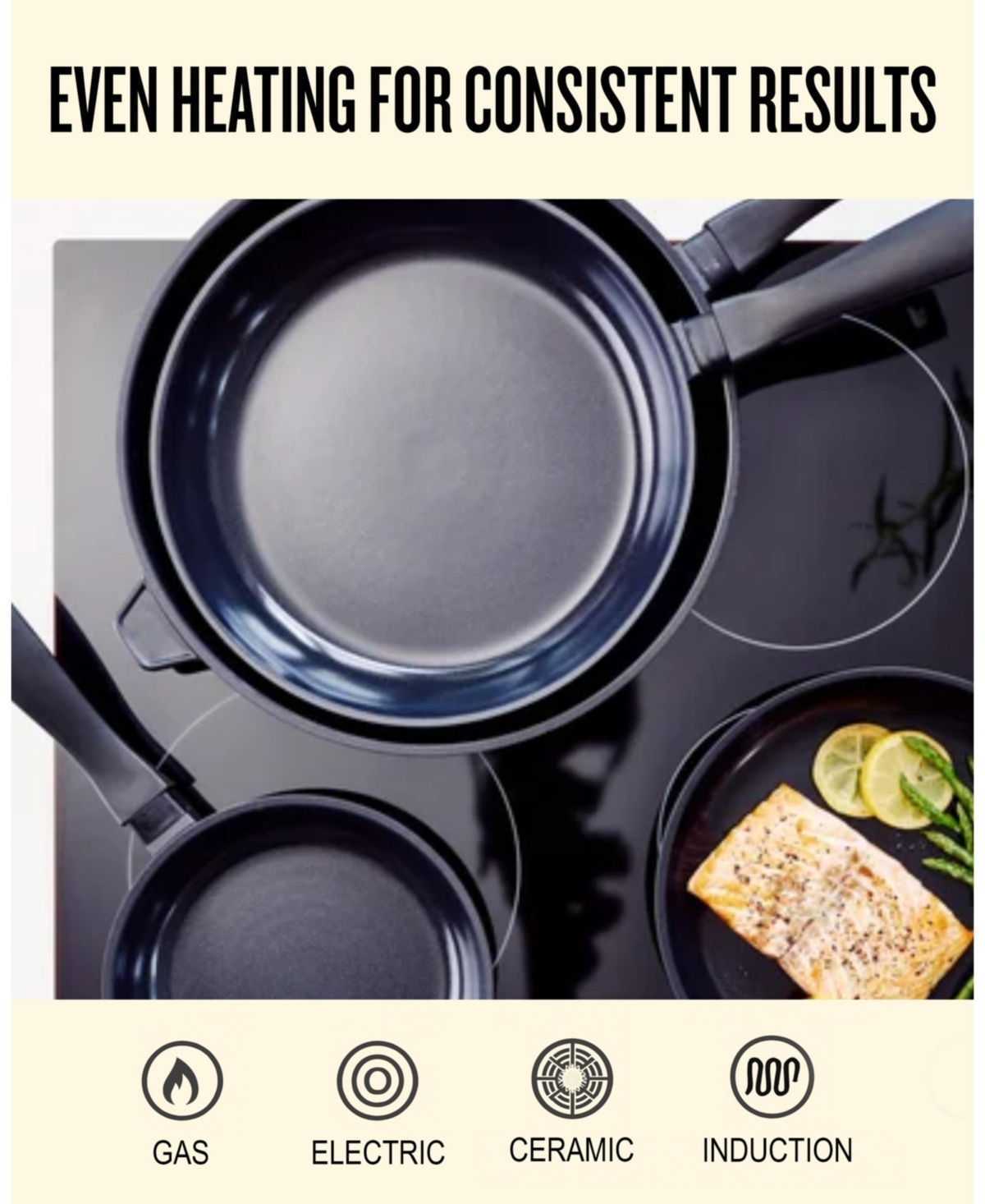 Alva Energy 6pc Nonstick Ceramic Cookware Set – Chemical-Free, Ultra-Durable, Stress-Free Cleanup