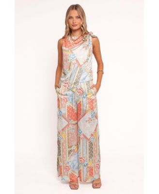 Women's Charly Wide Leg Pant - Bel Air Rose