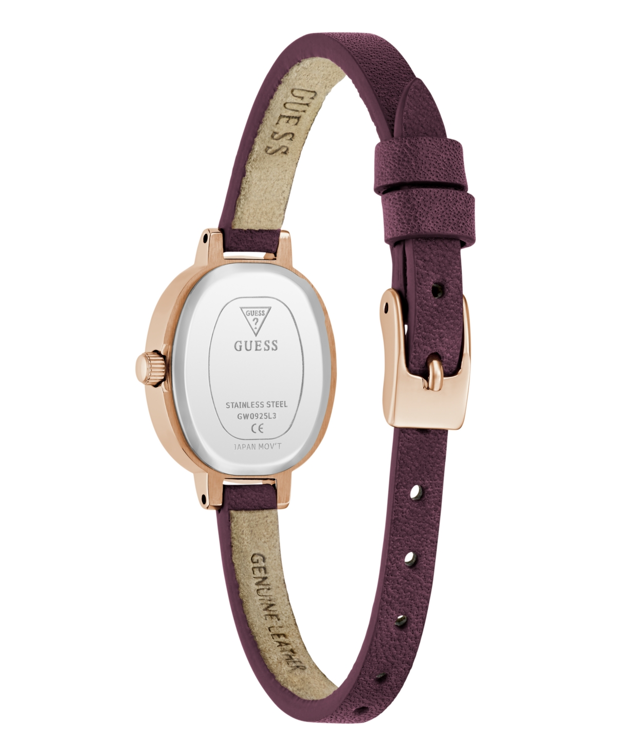 Guess Women's Rose Gold-tone Analog Watch, 21mm In Gold