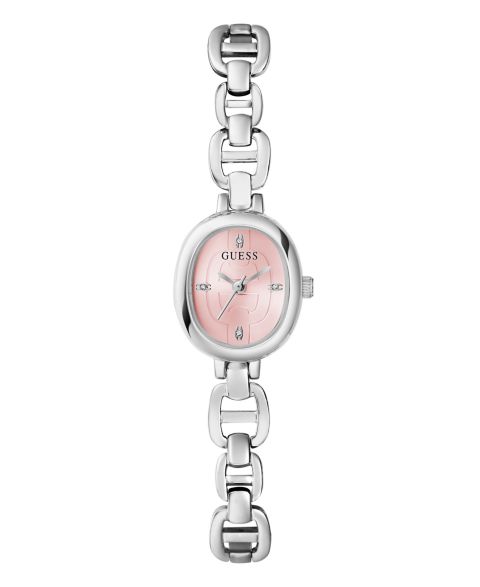 Женские часы GUESS Silver-Tone Analog Watch, 21mm
