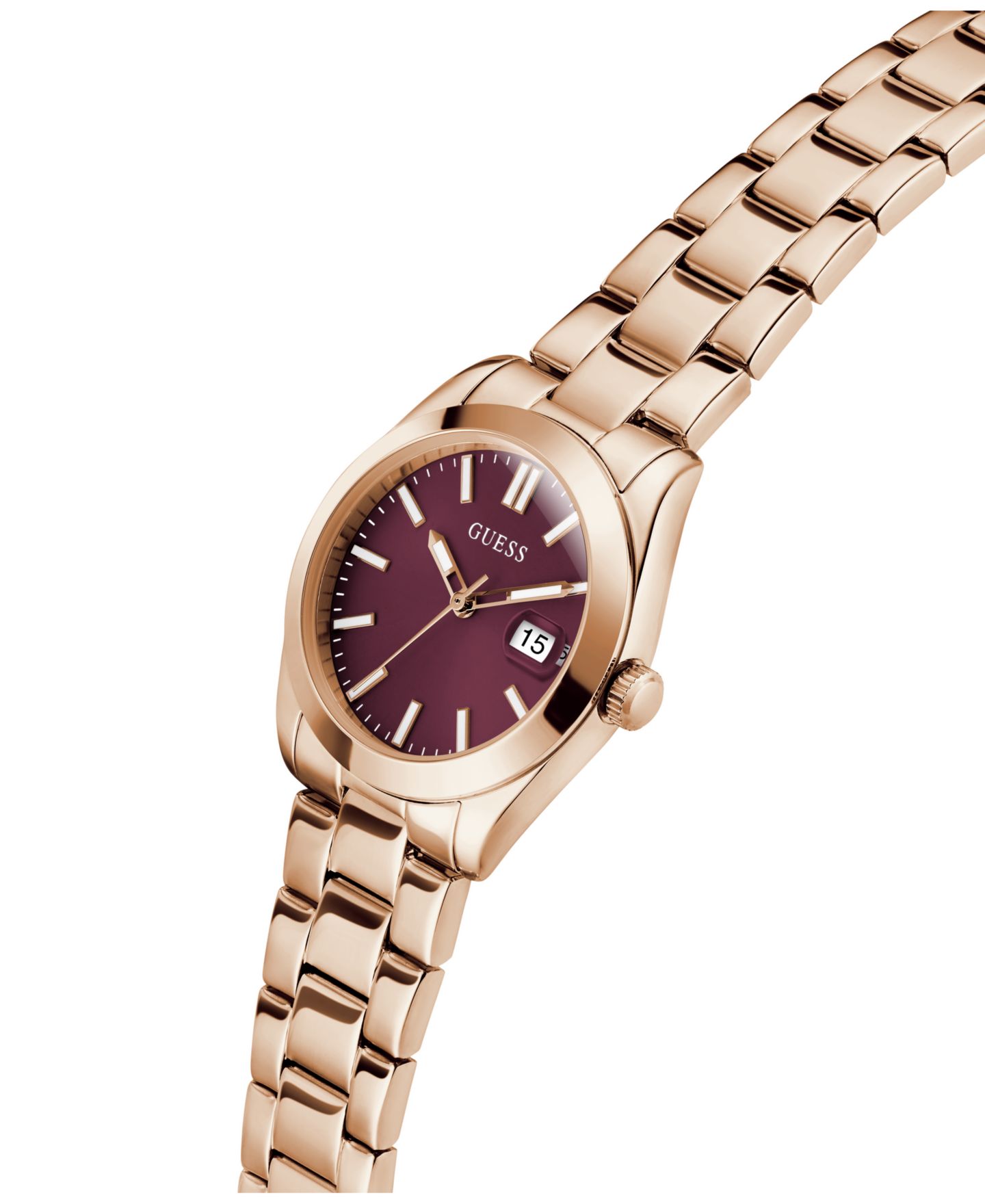 Женские часы GUESS Rose-Gold Tone Analog Watch, 32mm — фото 5
