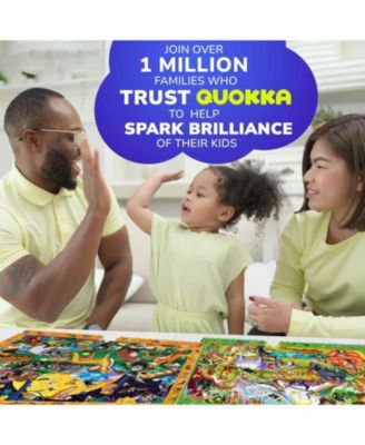 4x100 Pcs Jigsaw Puzzles Search and Find for Kids 4-6