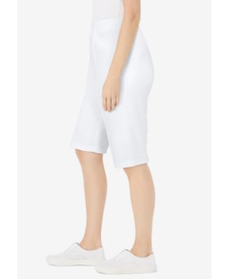 Plus Size Knit Bermuda Short