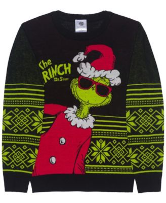 The Grinch - Boys 5-20 Printed Long-Sleeve Sweater