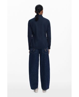 Women's Textured plain shirt