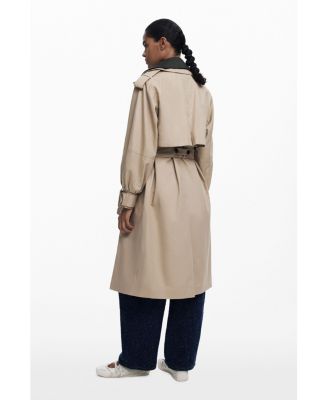 Women's Double-lapel trench coat