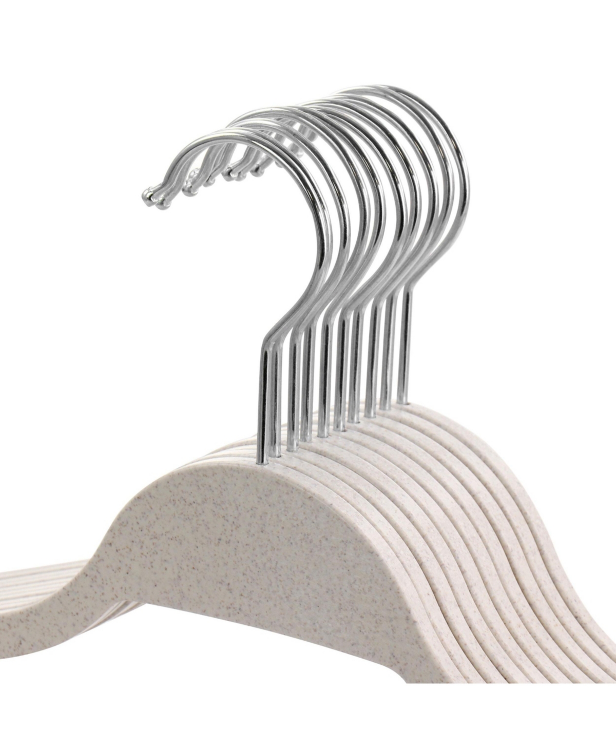 Elama Home 20 Piece Coat Hangers in Wheat