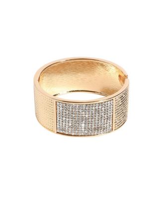 Embellished Cluster Cuff Bracelet