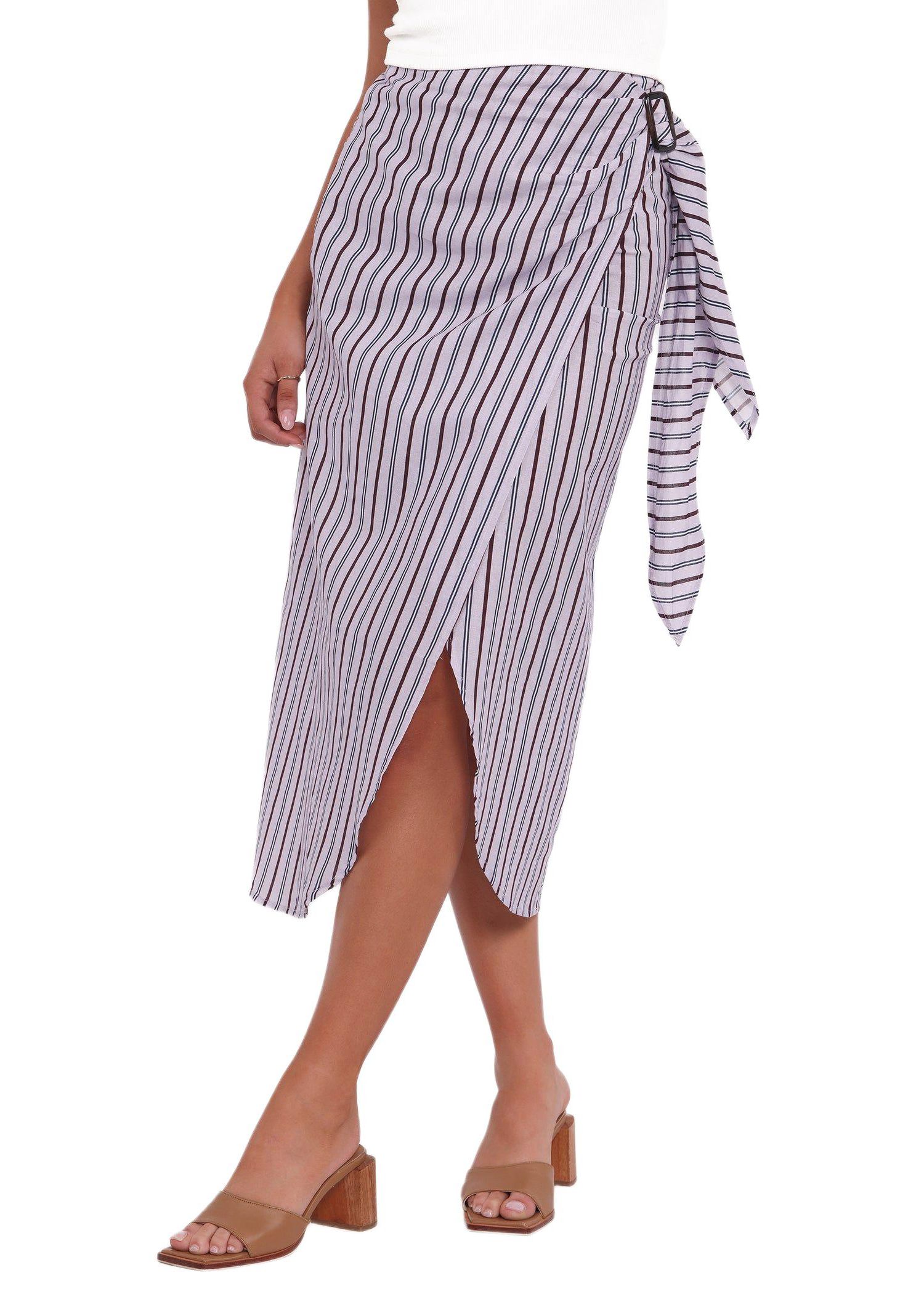 Women's Jacey Wrap Midi Skirt