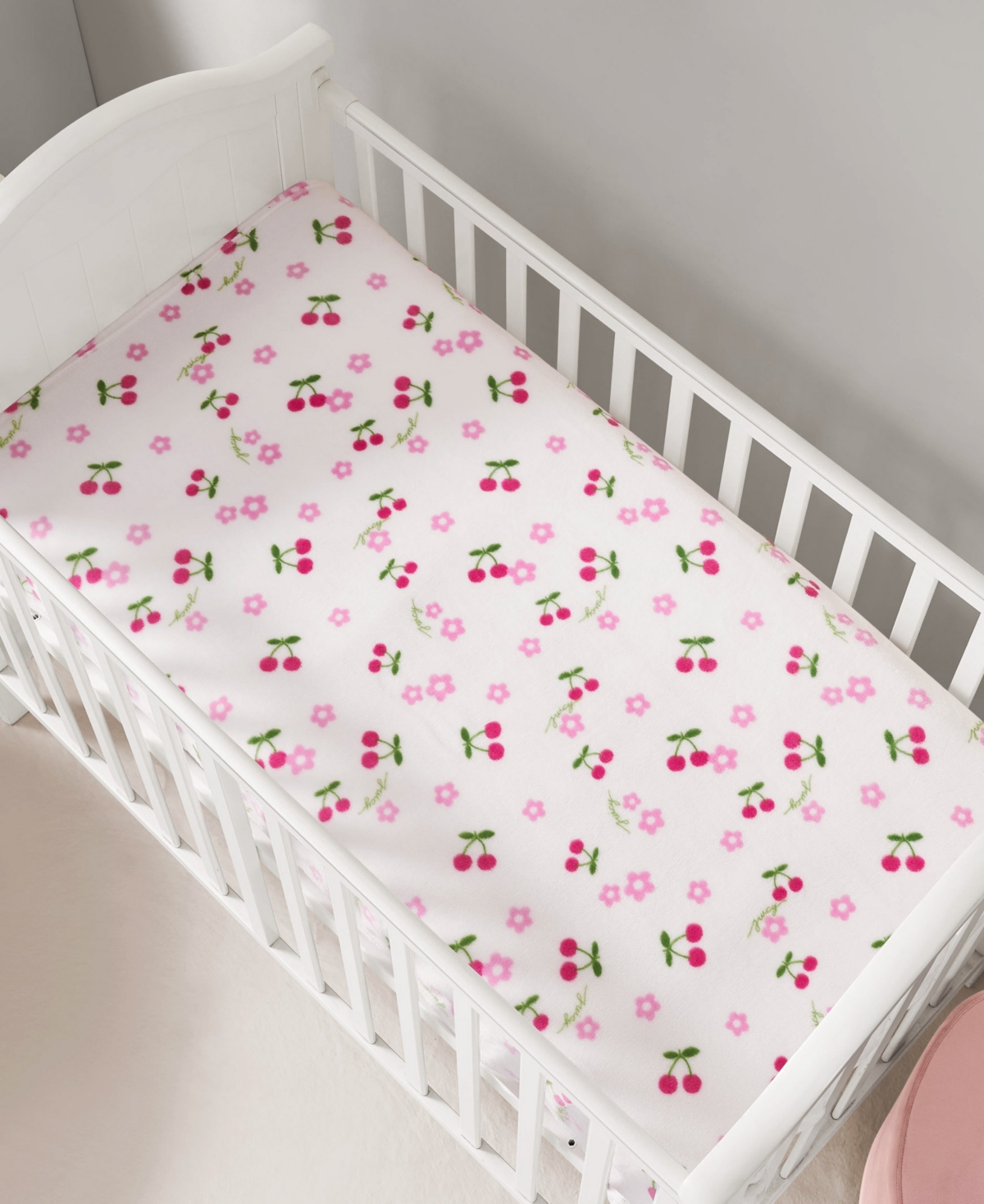 Juicy Couture Baby Plush Throw Blankets, 40" X 50" In Multi