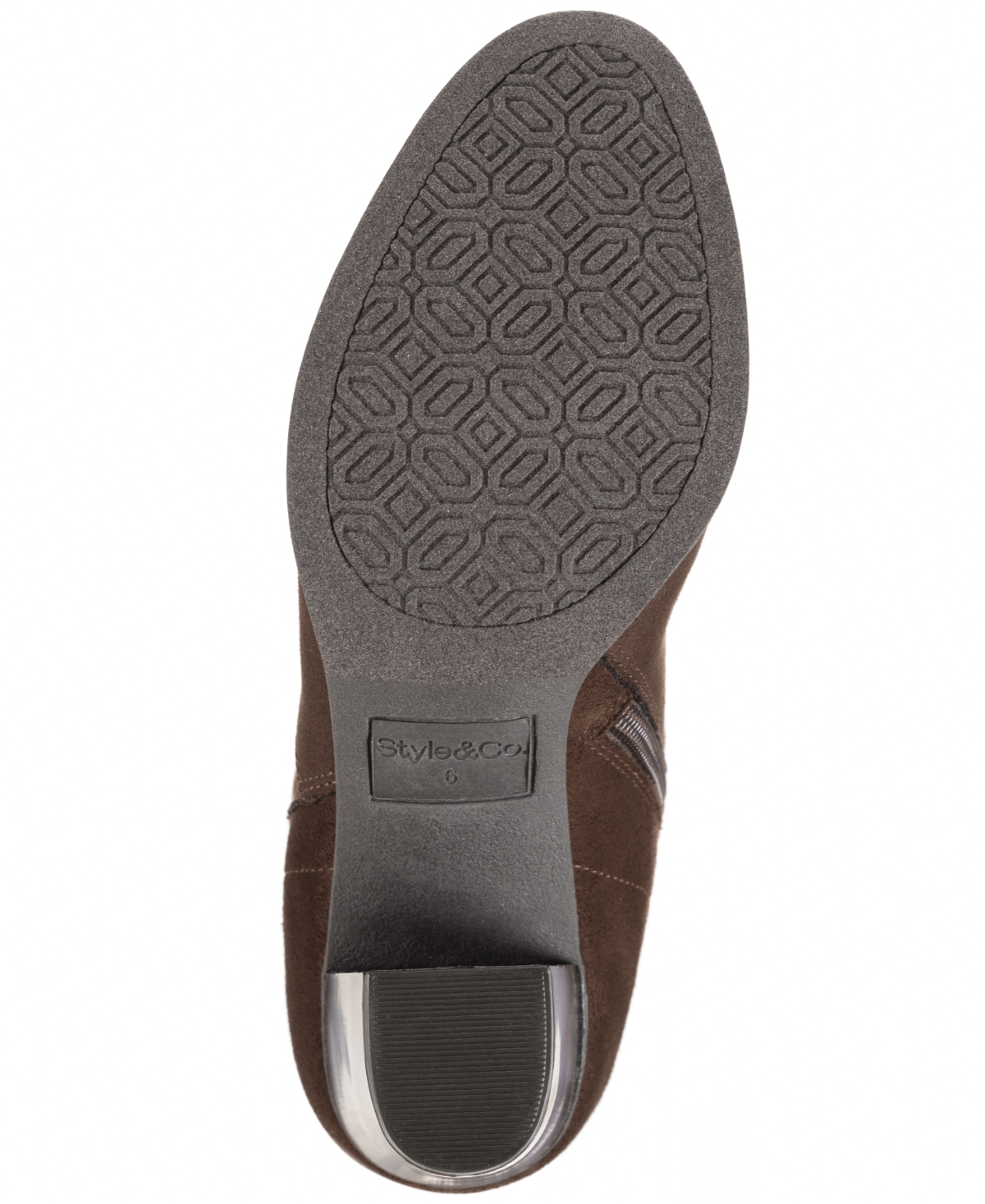 Style & Co Women's Addyy Knee High Wide Calf Dress Boots, Created For Macy's In Brown