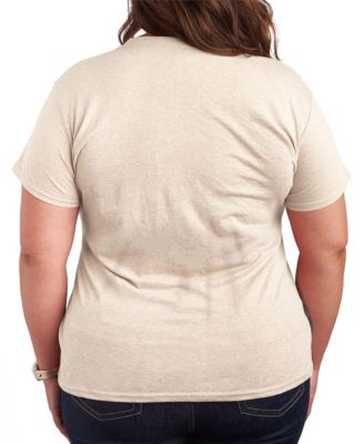 Happy Plus Size Pumpkin Spice Latte Women's Short Sleeve Graphic T-shirts