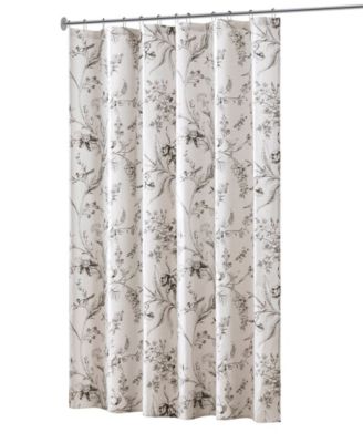 Branch Toile Vintage Floral Shower Curtain, 72" x 84"