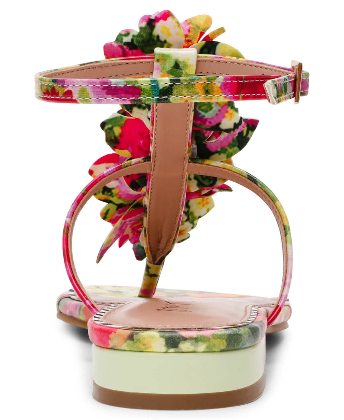 Betsey Johnson Women's Kenedy Floral Gladiator Round Toe Sandals