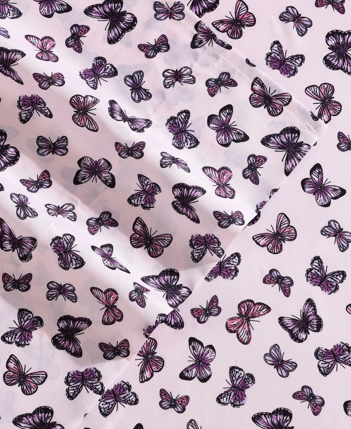 Betsey Johnson Printed Brushed Microfiber 4-pc. Sheet Set, Twin In Pink