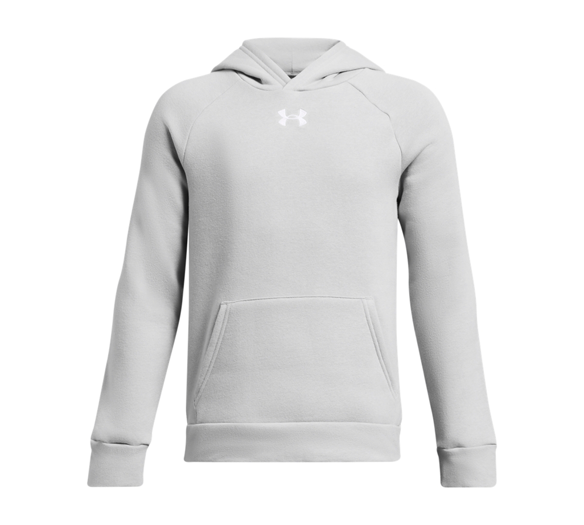 Under Armour Boys 6-18 Rival Fleece Hoodie In Gray