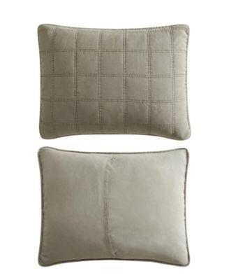 Solid Stonewashed 3-Pc. Quilt Set, Full/Queen