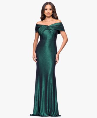 Women's Long Off-The-Shoulder Gown