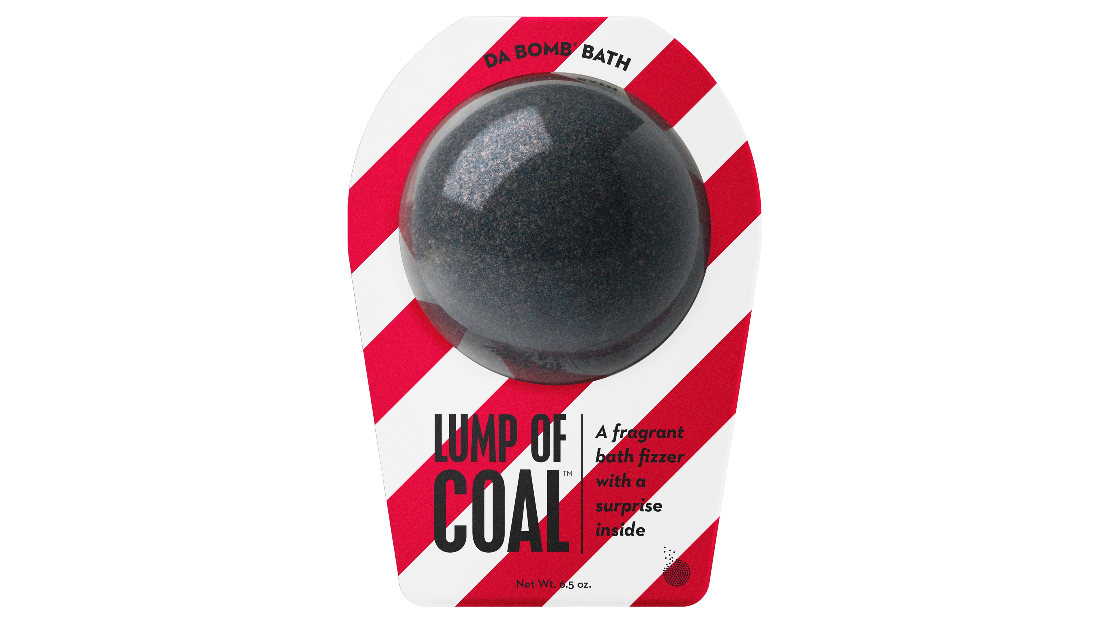 Da Bomb Lump Of Coal Fragrant Bath Fizzer, 6.5 oz.